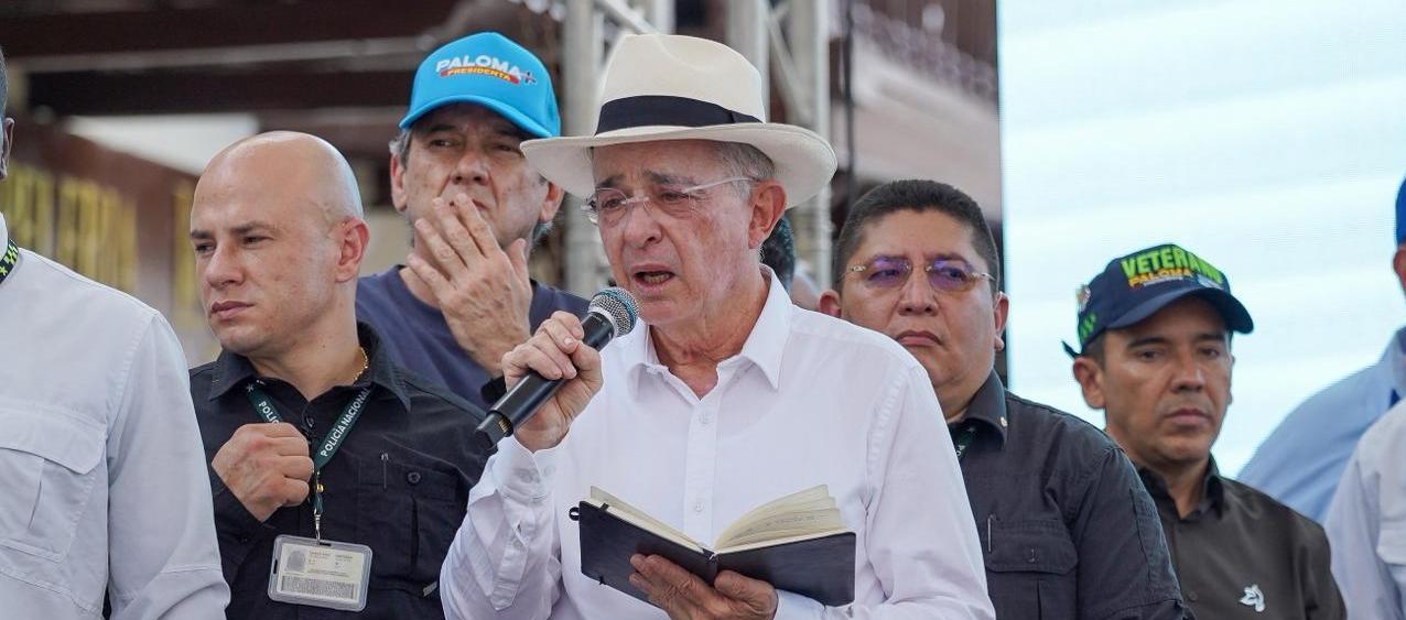 El expresidente Álvaro Uribe.
