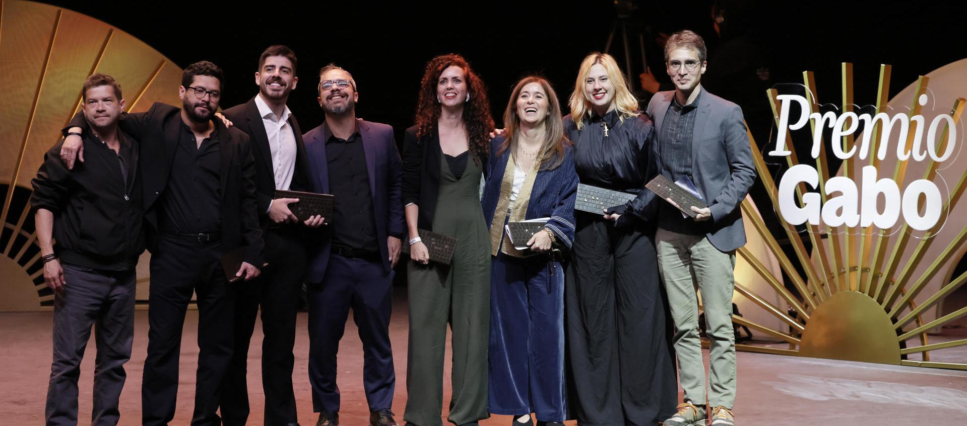 Los ganadores de los Premios Gabo 2026. 