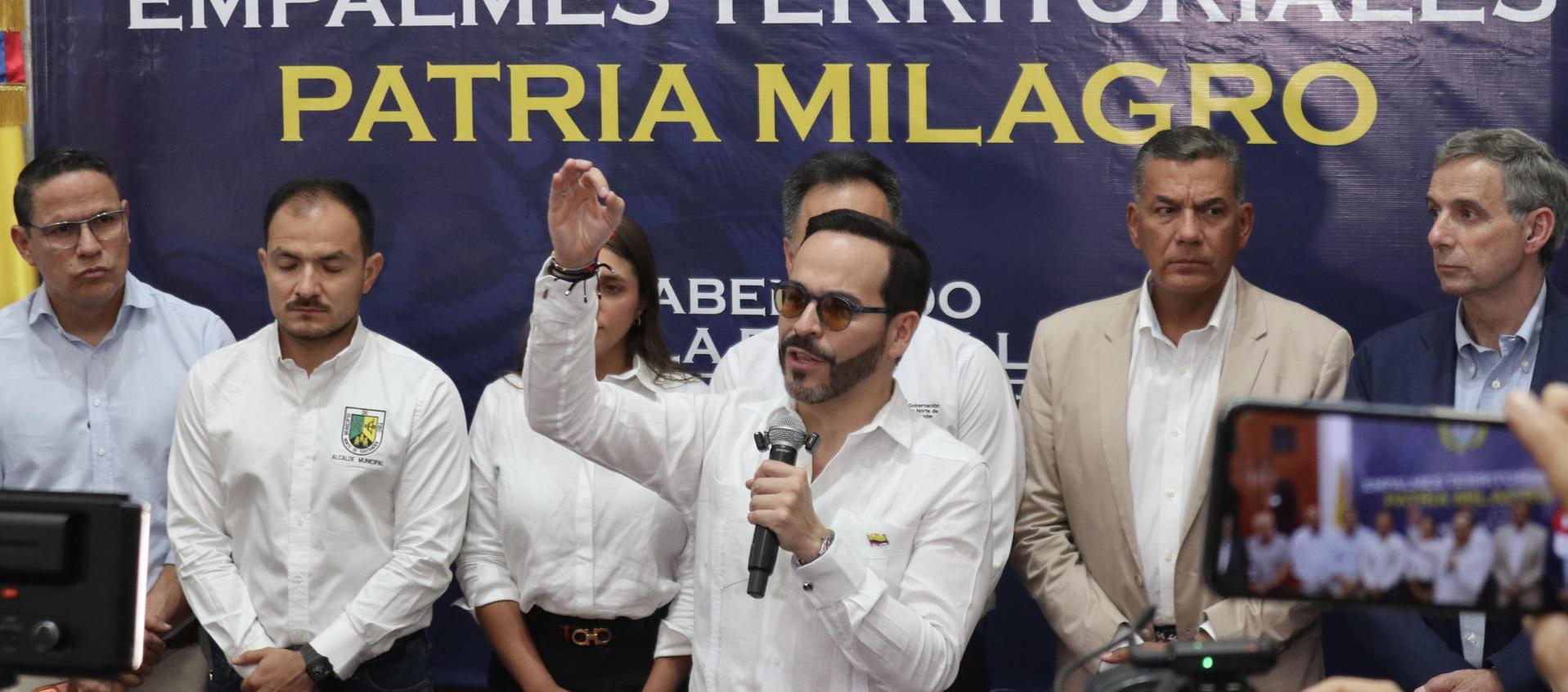 El Presidente electo Abelardo De La Espriella.
