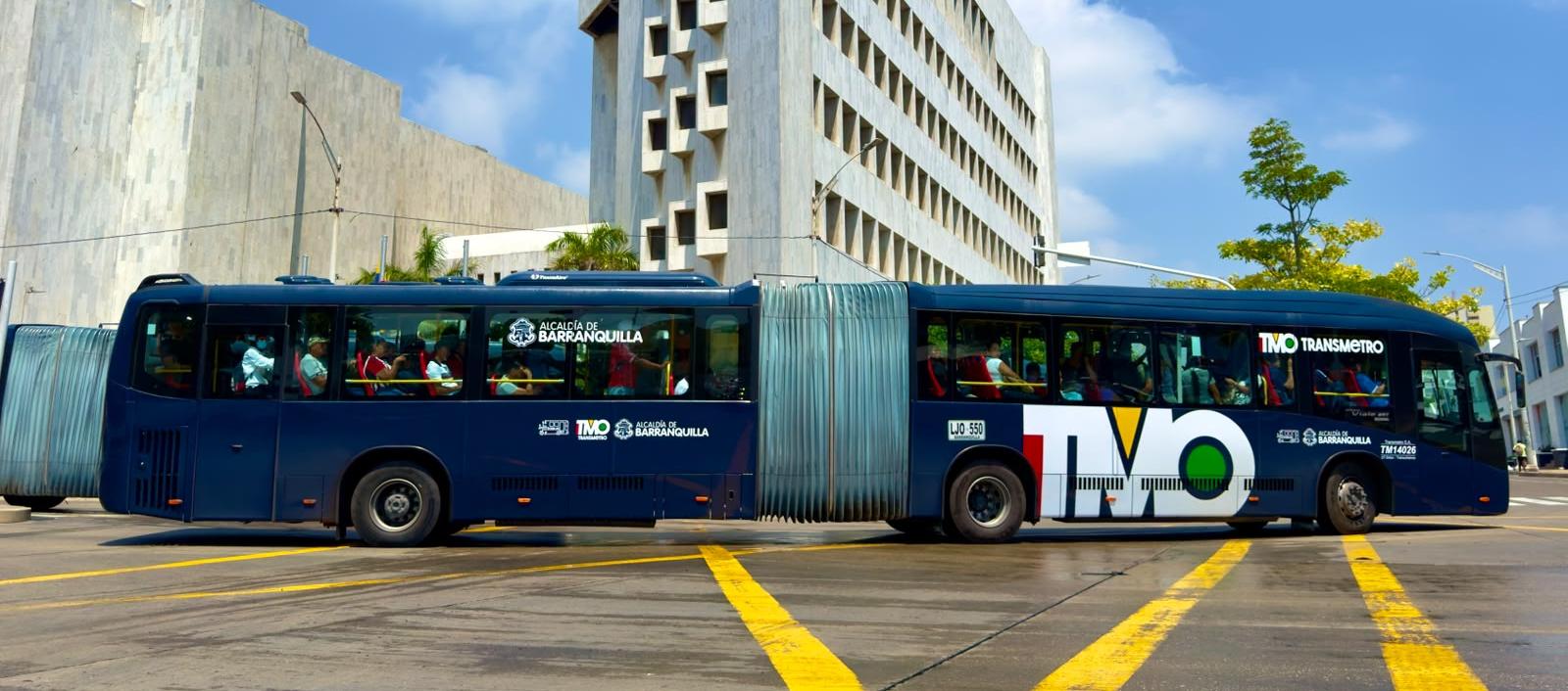Uno de los articulados nuevos entregados por la Alcaldía Distrital. 