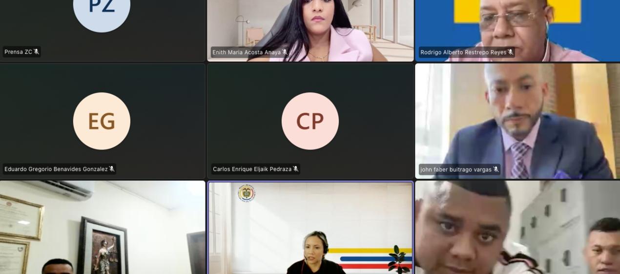 La audiencia virtual de este miércoles.