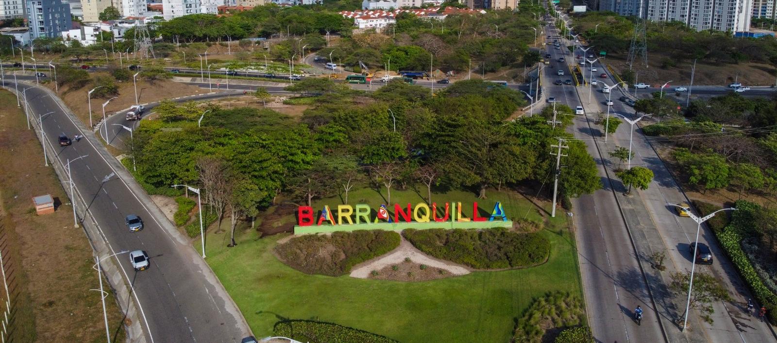 Imagen aérea de Barranquilla, ciudad que sería la sede alterna del gobierno de De La Espriella.