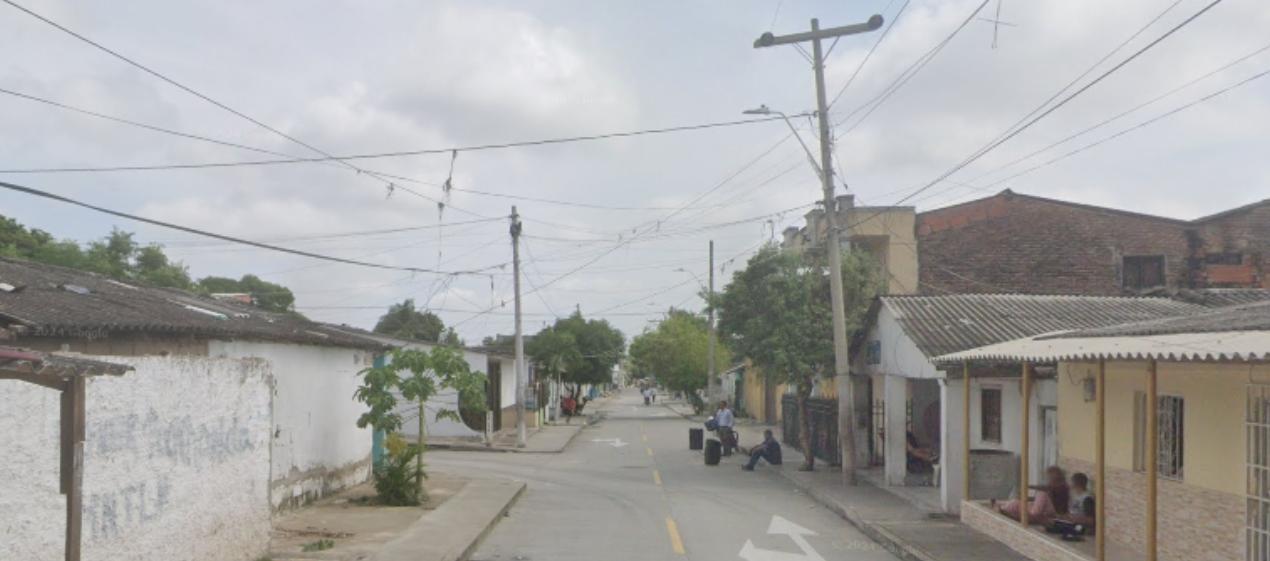 Calle 50 con carrera 3A, donde ocurrieron los hechos. 