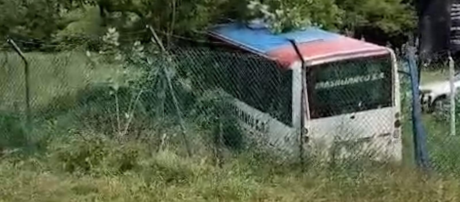 El bus accidentado. 