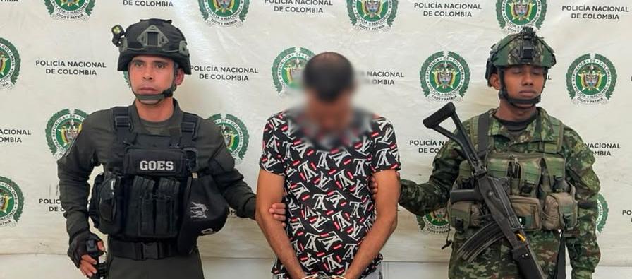 La captura fue realizada en el municipio de Aguachica. 