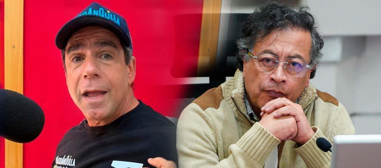 El alcalde de Barranquilla, Alejandro Char, y el Presidente Gustavo Petro.