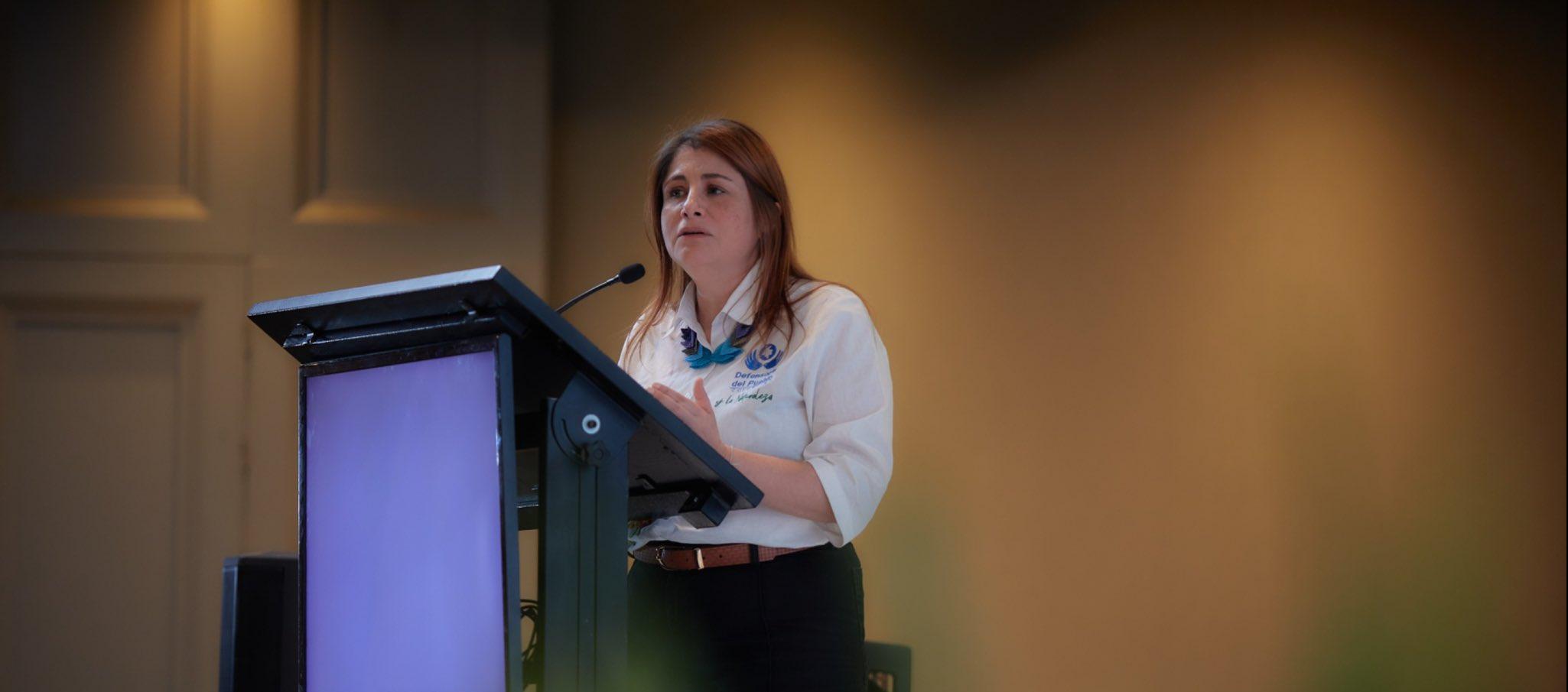Iris Marín Ortiz, defensora del Pueblo.
