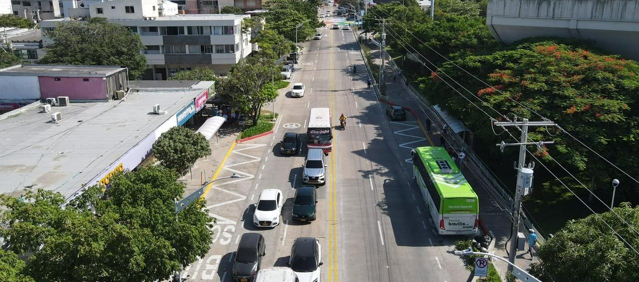 La siembra se realizó en la calle 72  entre las carreras 38 y 60.