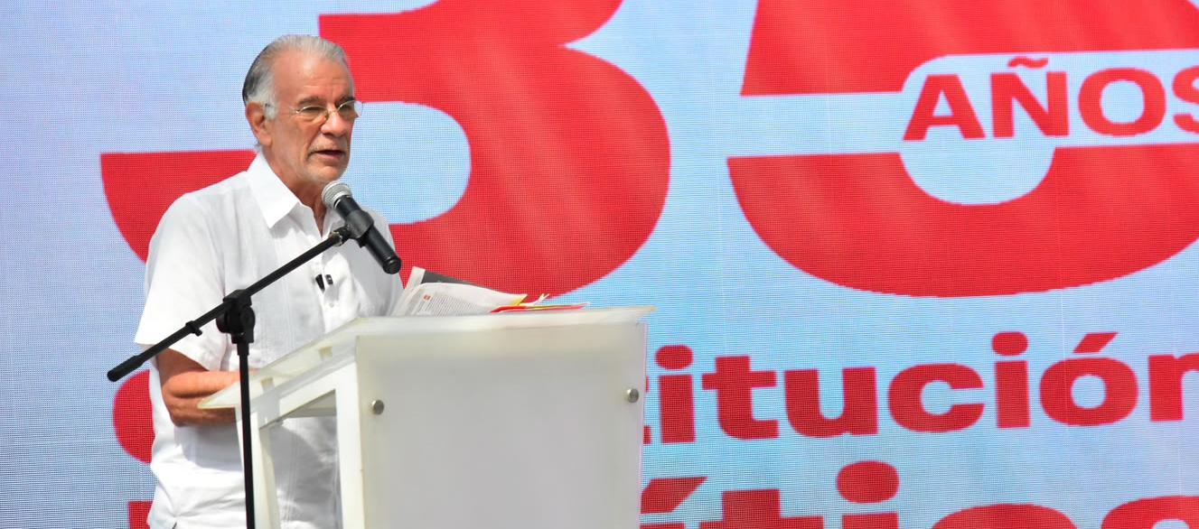 Eduardo Verano, gobernador del Atlántico.