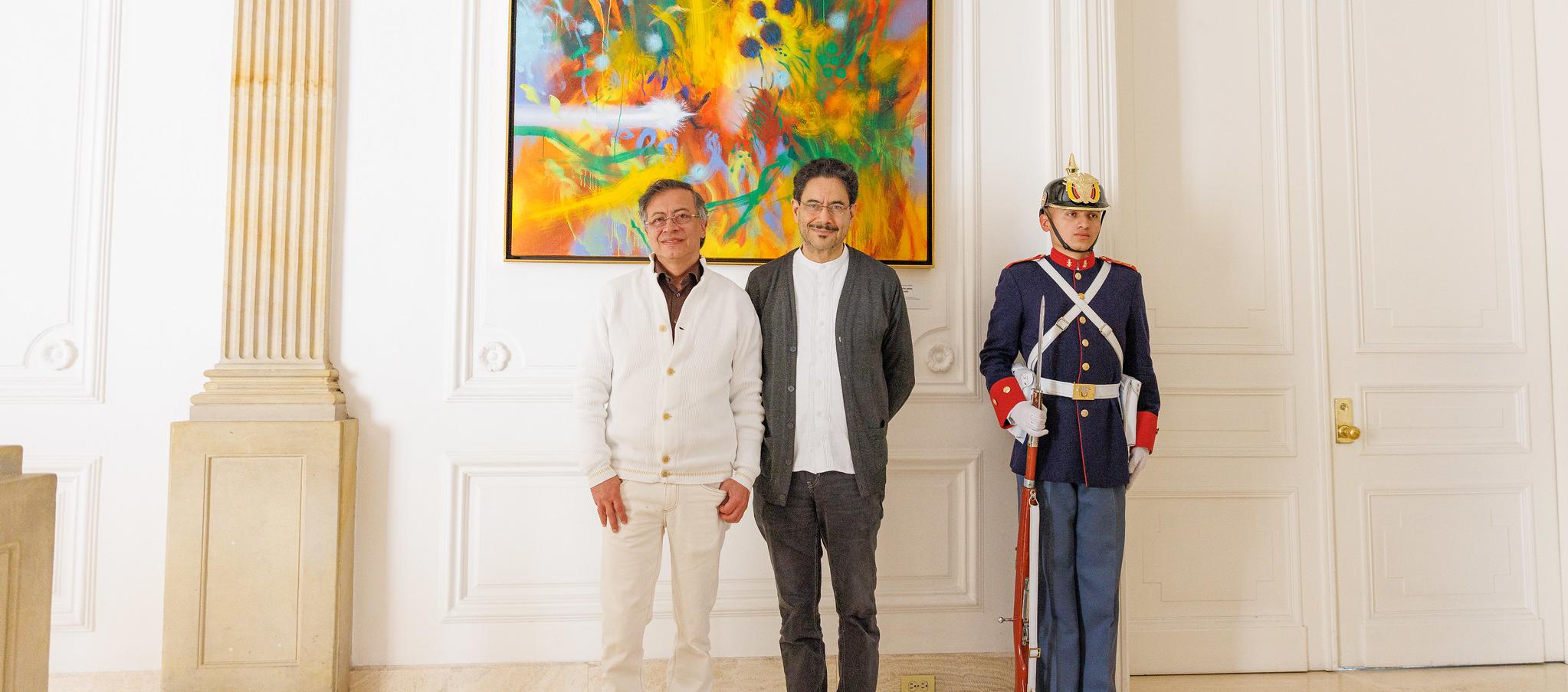 El Presidente Gustavo Petro e Iván Cepeda.