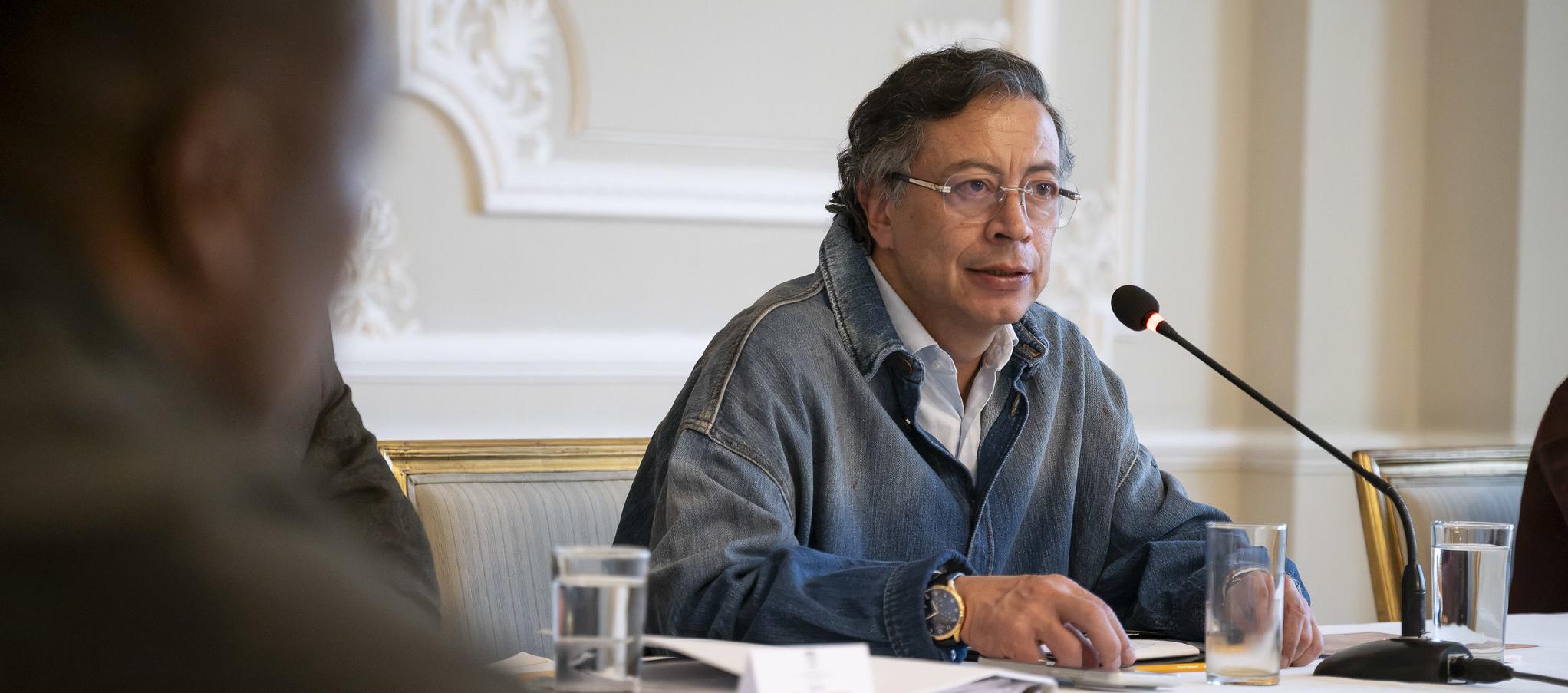 El Presidente Gustavo Petro.