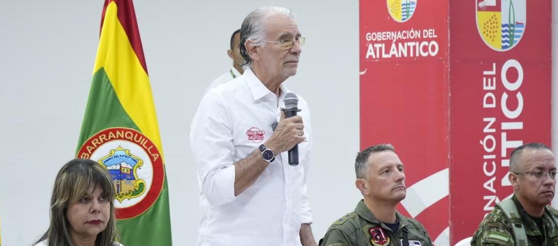 El gobernador Eduardo Verano.