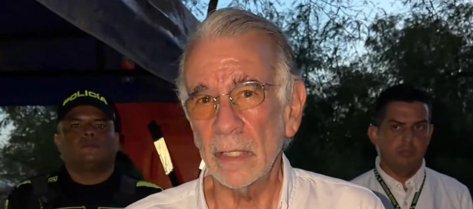 El gobernador Eduardo Verano.