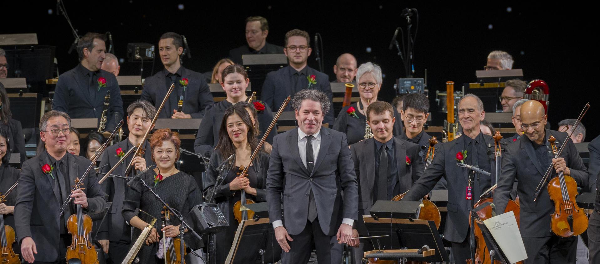 El director Gustavo Dudamel se presentará con la Orquesta Filarmónica de Los Ángeles.