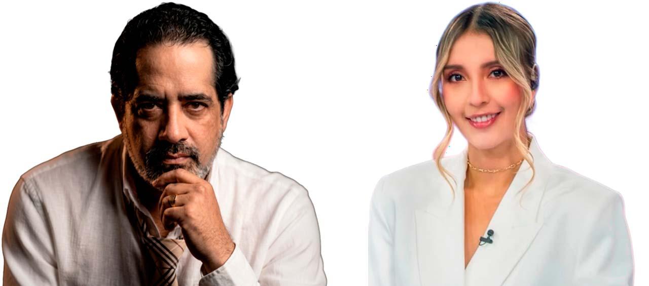 El exconcejal Miller Soto y la periodista Carolina Gómez