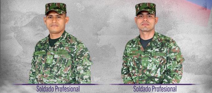 Elibert Ducuara Mosquera y Jean Carlos Vallejo Vargas. 