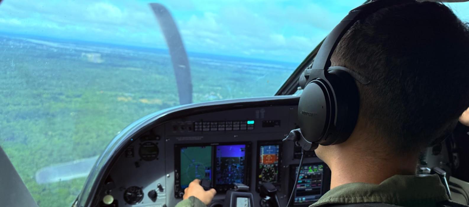 La Fuerza Aérea también participó de los bombardeos. 