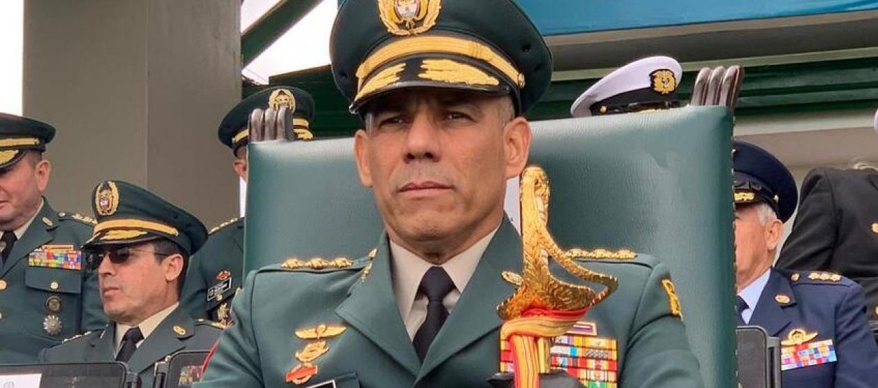 General Eduardo Zapateiro, excomandante del Ejército Nacional. 