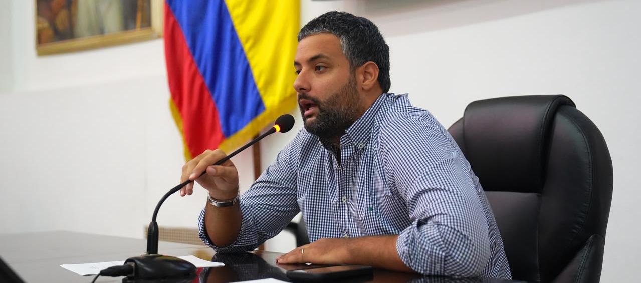 El presidente de la Asamblea Departamental del Atlántico, Estéfano González Díaz Granados.