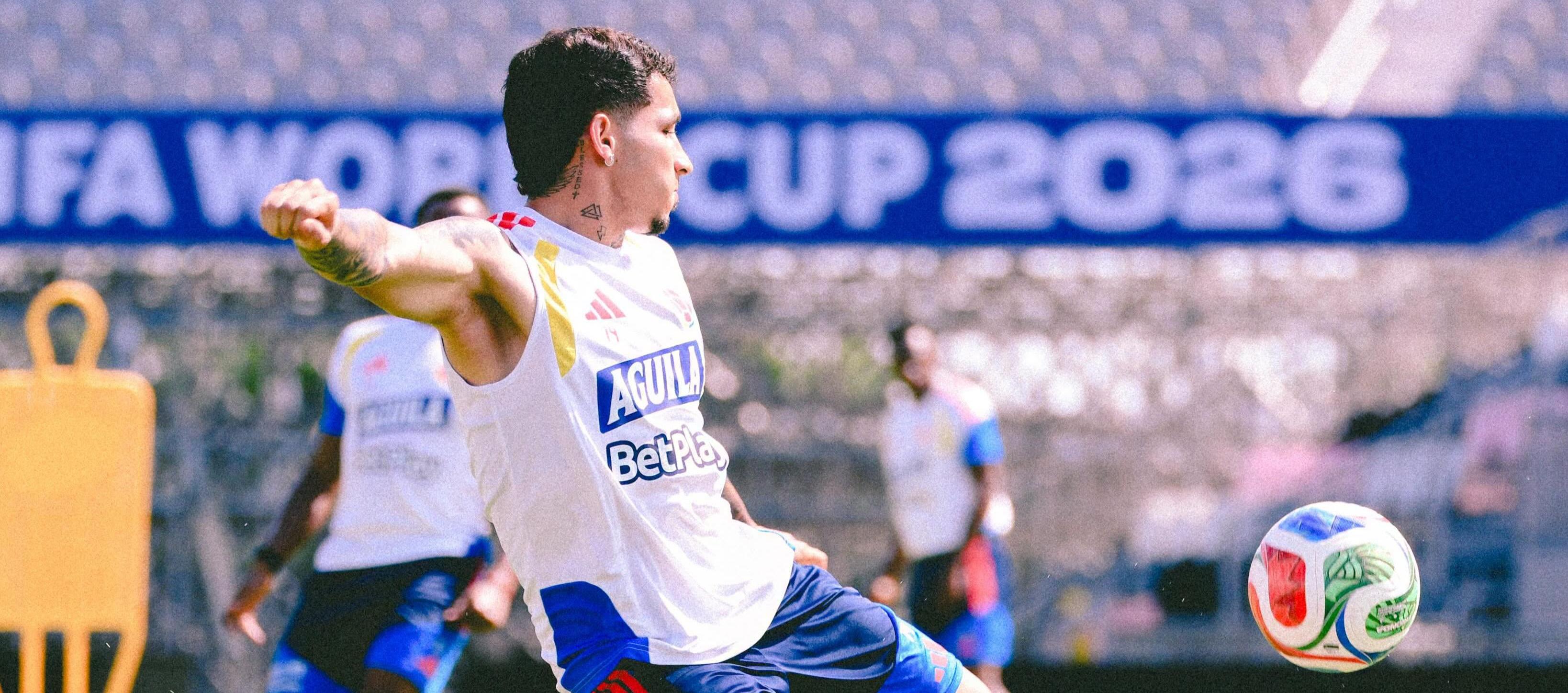 Gustavo Puerta, mediocampista de la Selección Colombia.