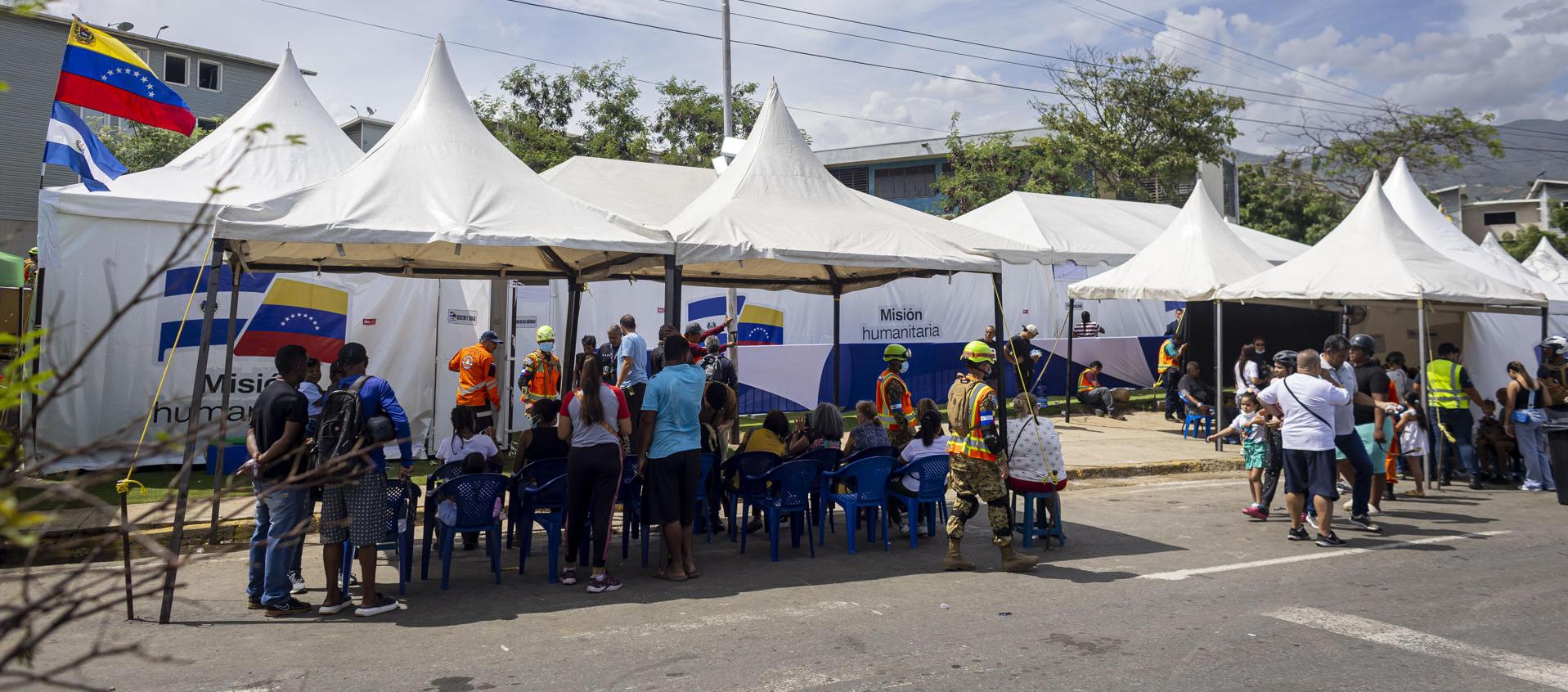 Cientos de profesionales procedentes de diferentes partes del mundo llegaron a Venezuela para brindar asistencia sanitaria.