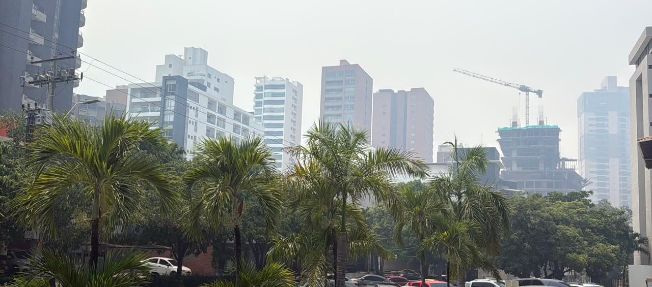 Humo en el norte de Barranquilla.