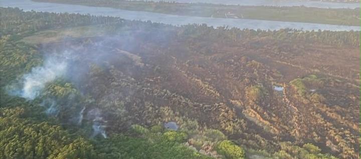 Imagen del incendio.
