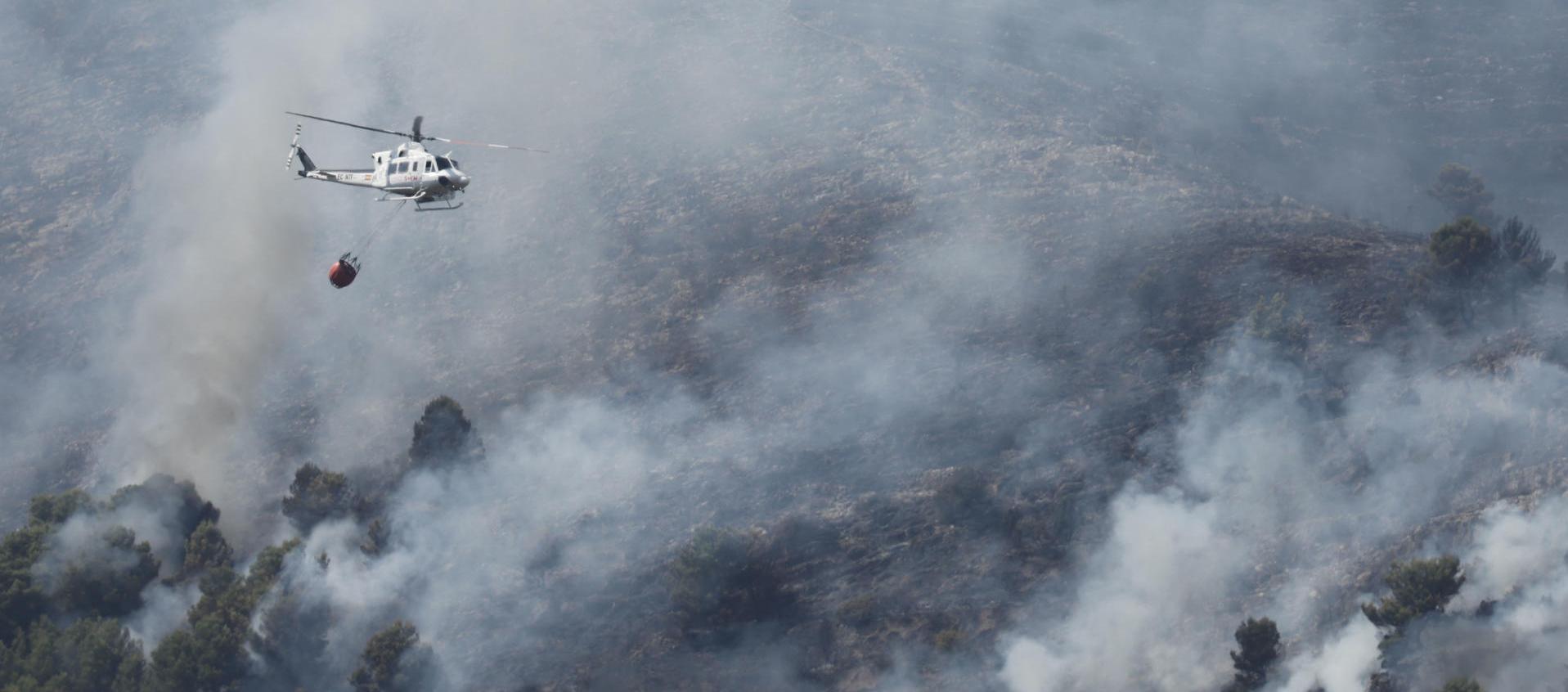 Incendios forestales en España.