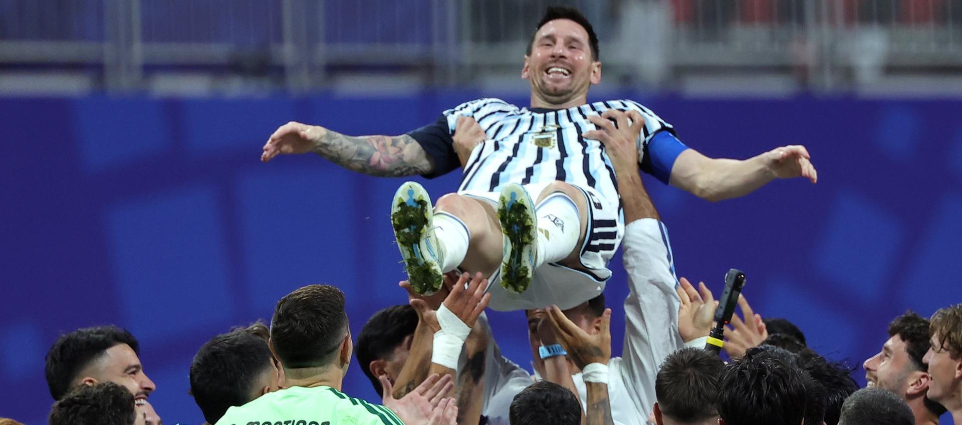 Lionel Messi, figura y capitán de Argentina.