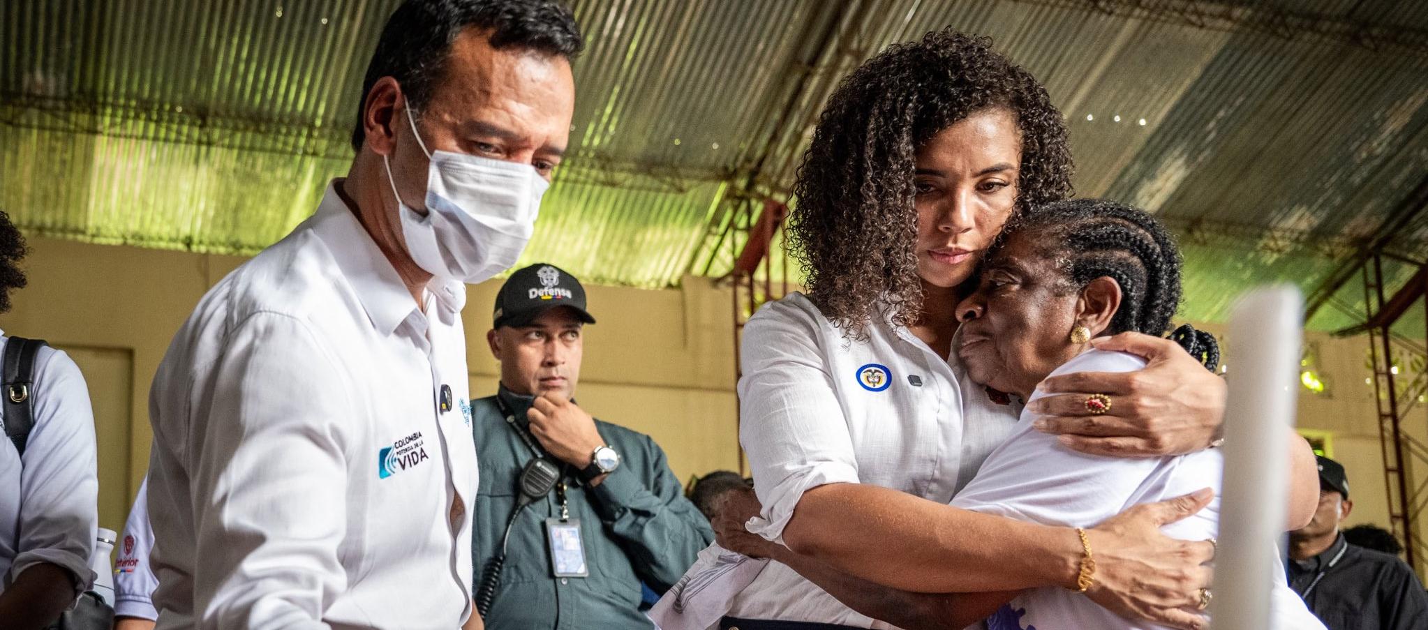 MinDefensa y la Gobernadora de Chocó
