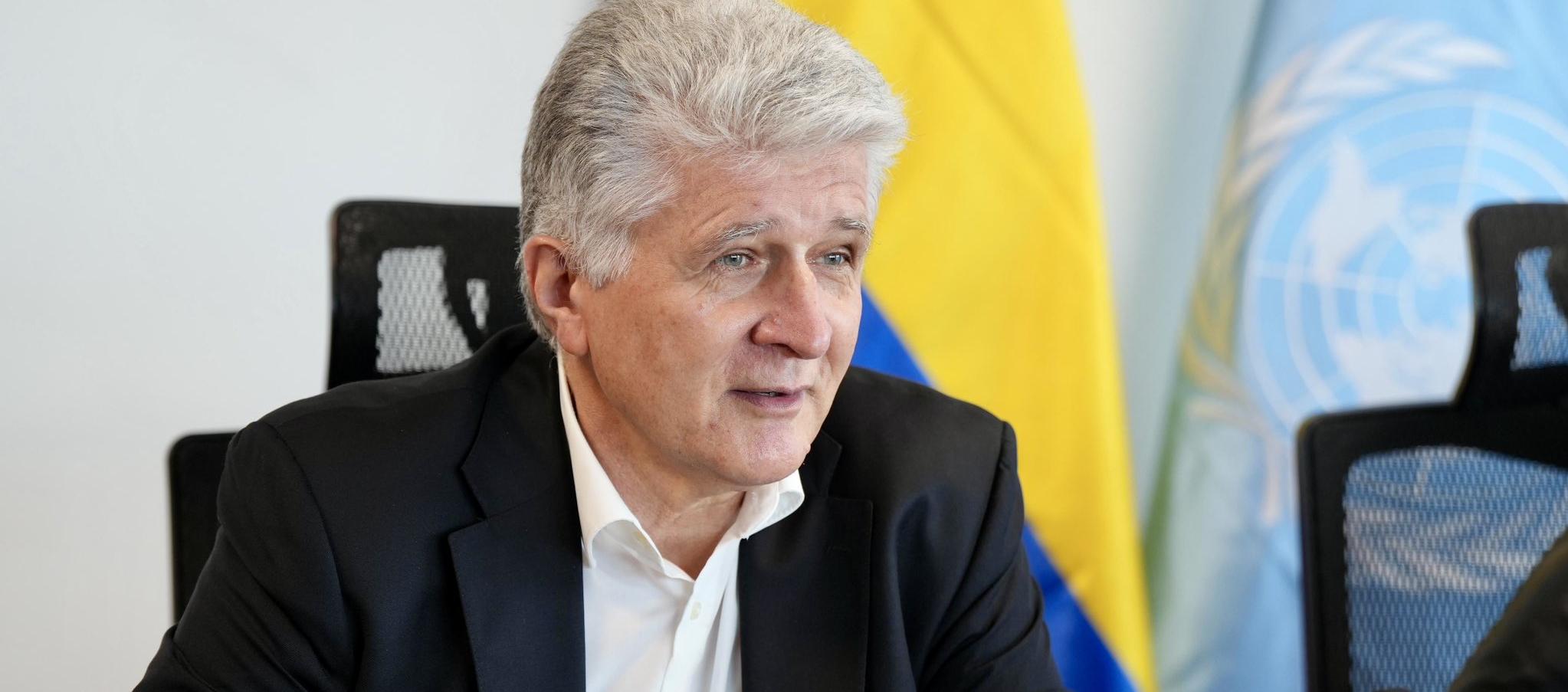Miroslav Jenča, representante Especial del Secretario General de la ONU en Colombia. 