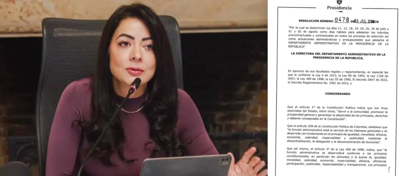 Nhora Yhanet Mondragón y la resolución que lleva su firma