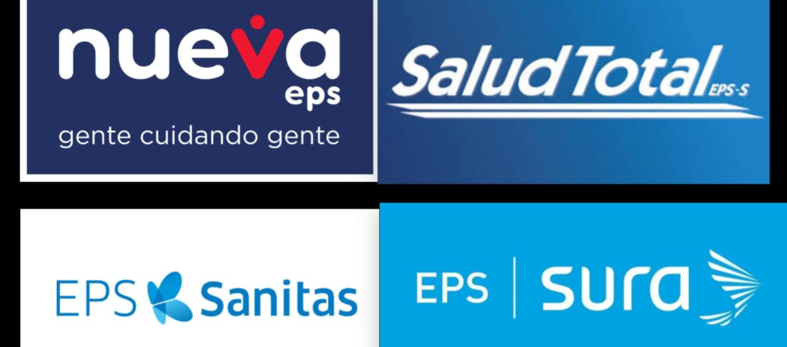 Nueva EPS, SaludTotal, Sanitas E·PS y Sura EPS
