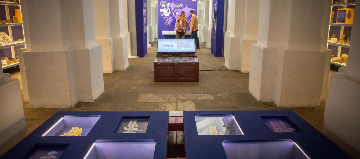 Objetos arqueológicos repatriados de 14 países y son expuestos en el Museo Nacional