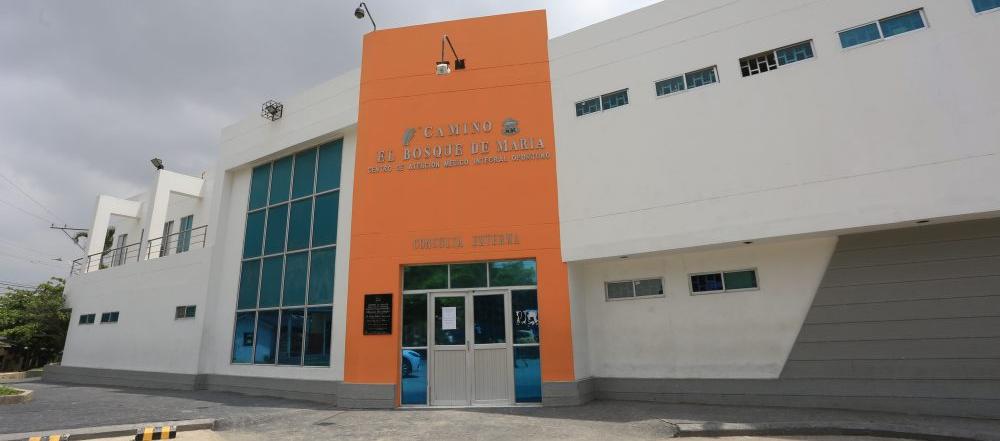 Centro médico donde fue llevada la adolescente. 