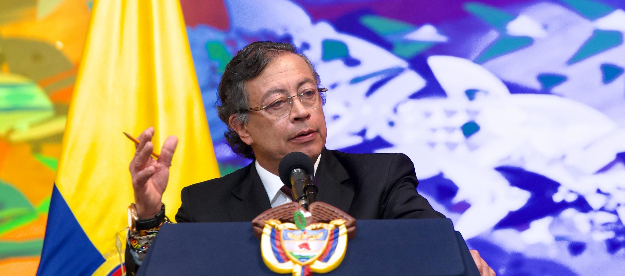 El Presidente saliente de Colombia, Gustavo Petro.