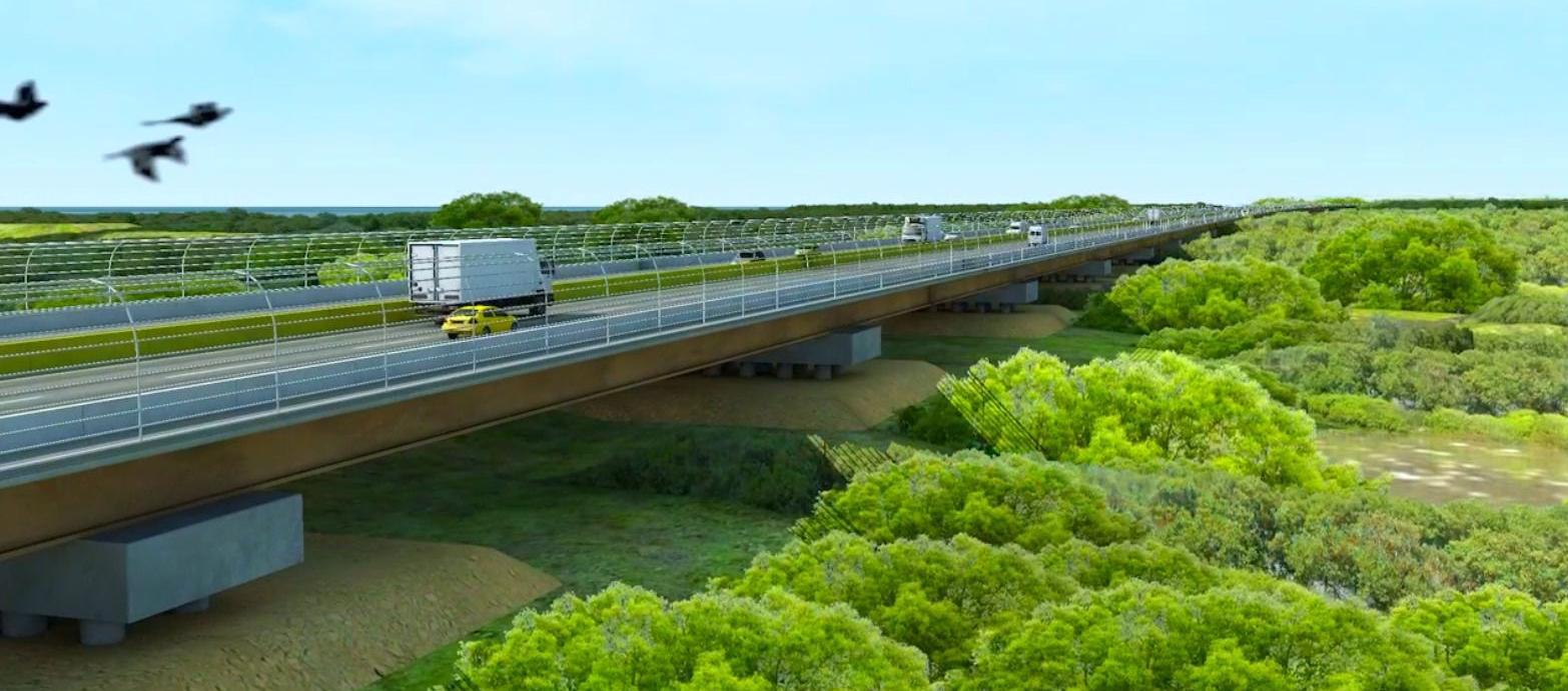 Render de uno de los viaductos ya adjudicados