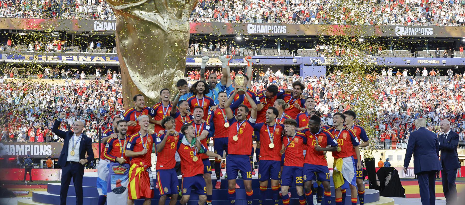 Selección de España, campeona del Mundial 2026. 
