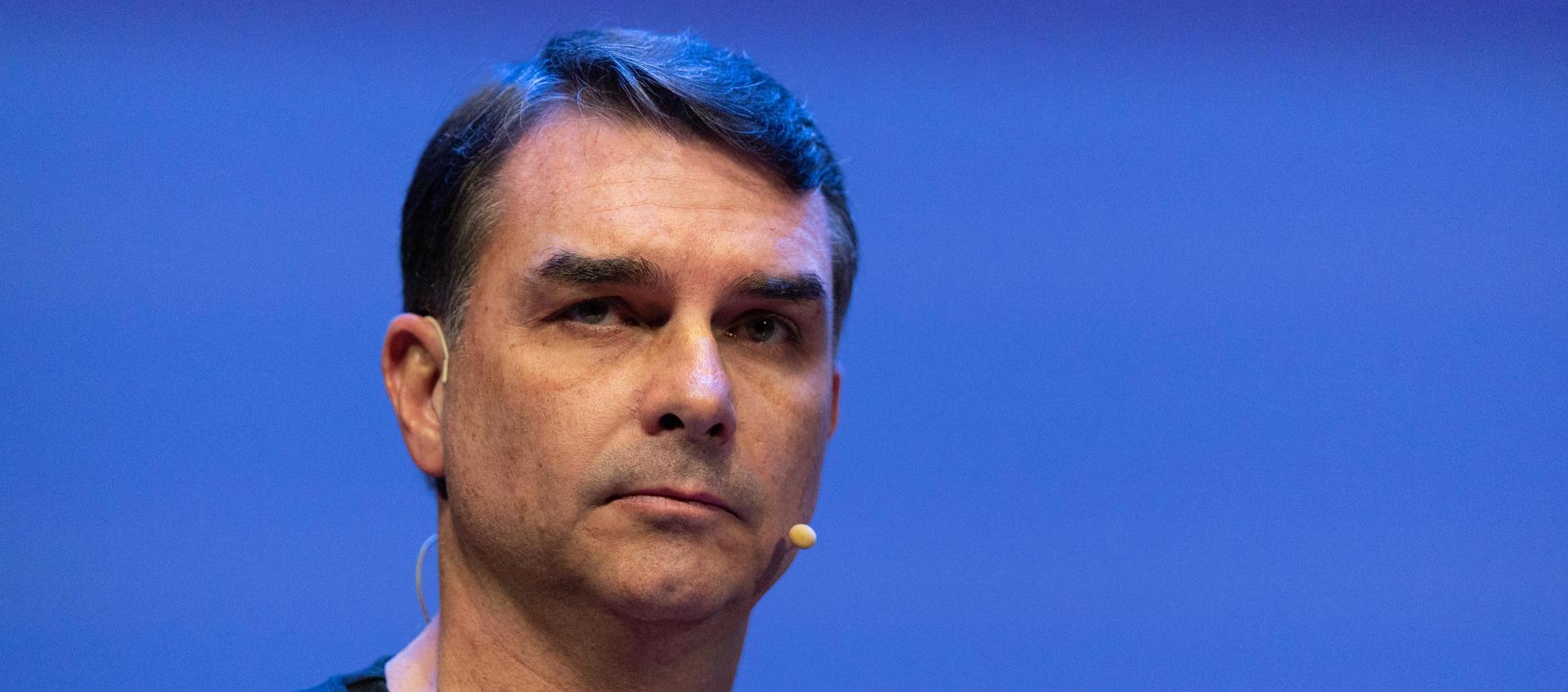 Senador de la oposición, Flávio Bolsonaro.