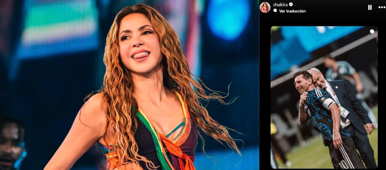 Shakira elogia a Messi. 