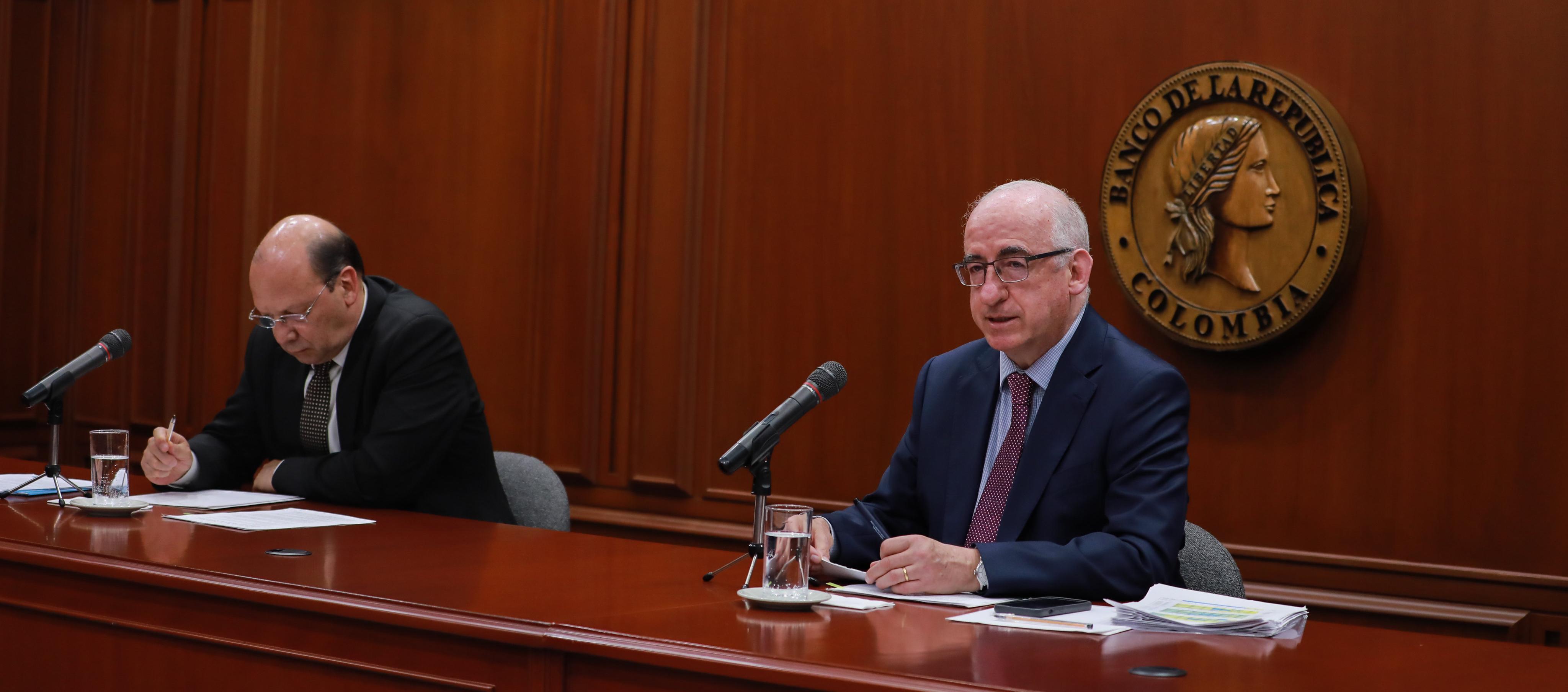Miembros de la Junta directiva del Banco de la República de Colombia.