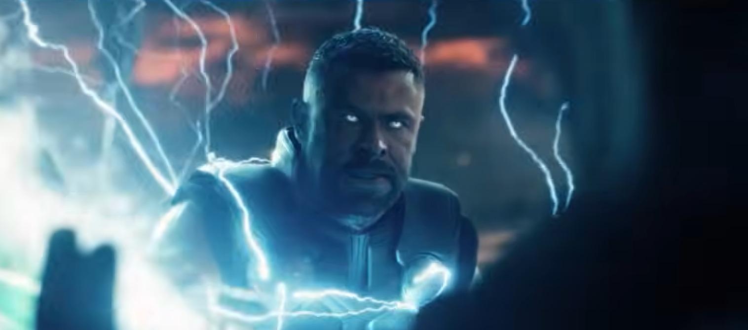 La pelea de Thor contra Doctor Doom.