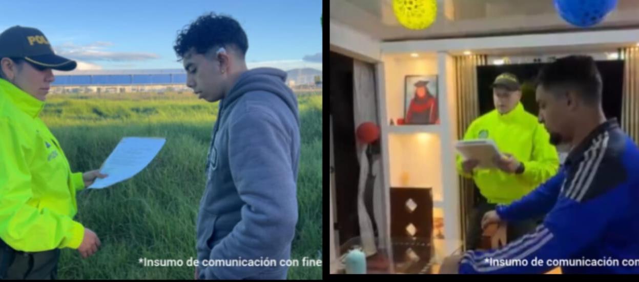 Tres de los capturados