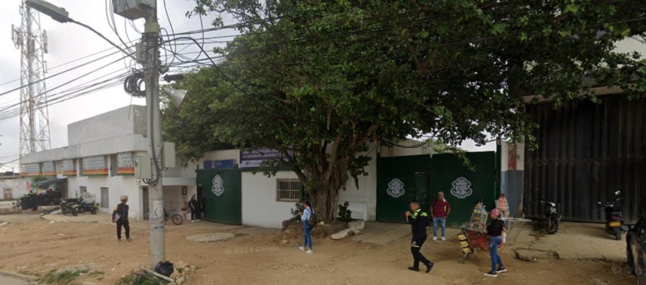Fachada de la URI, en Barranquilla. 