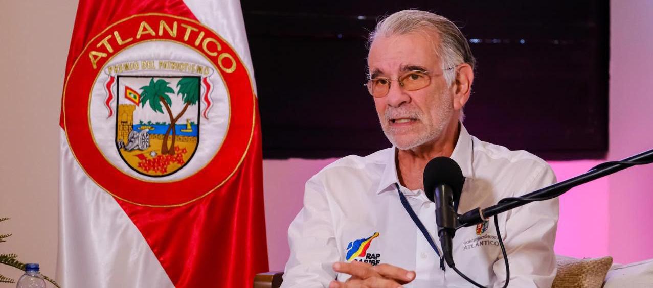 Eduardo Verano, gobernador del Atlántico. 