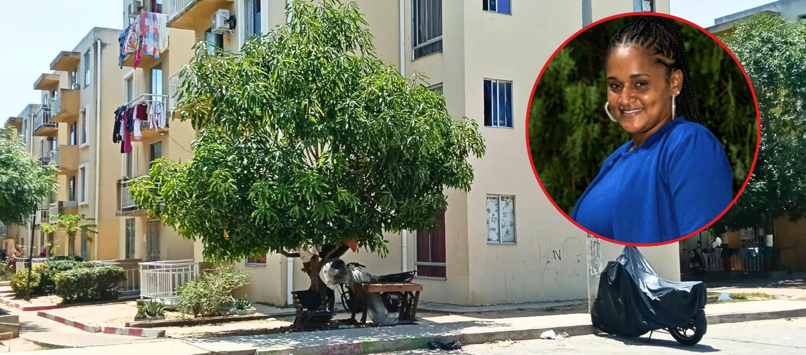 Nezith del Carmen Núñez Moreno fue atacada a bala en este sector de Villas de San Pablo. 