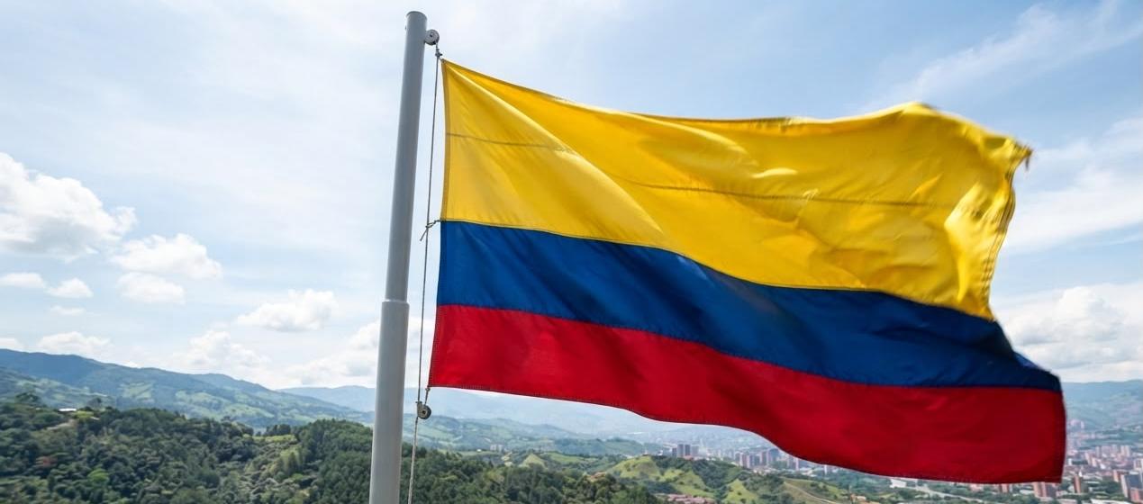 Bandera de Colombia.