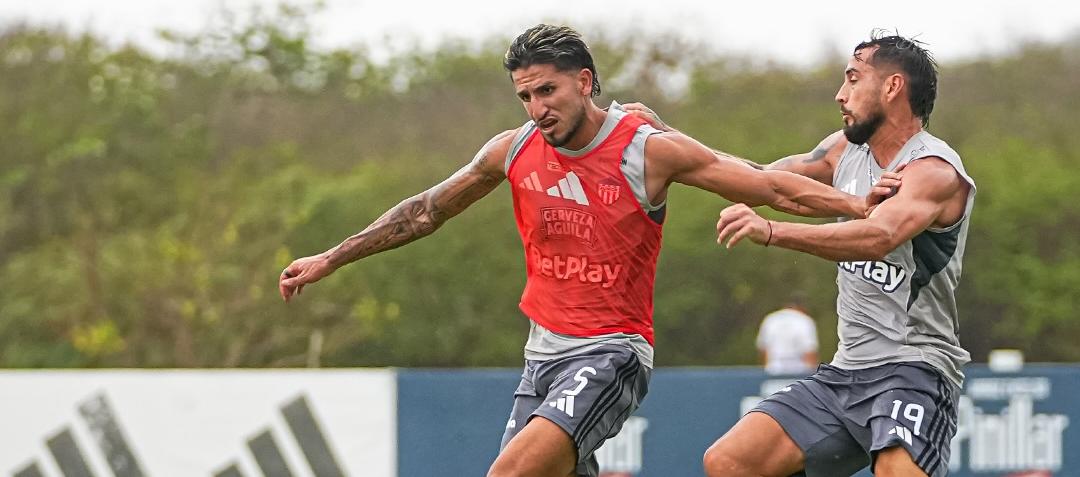 Daniel Rivera y Francisco Fydriszewski durante un entrenamiento. 