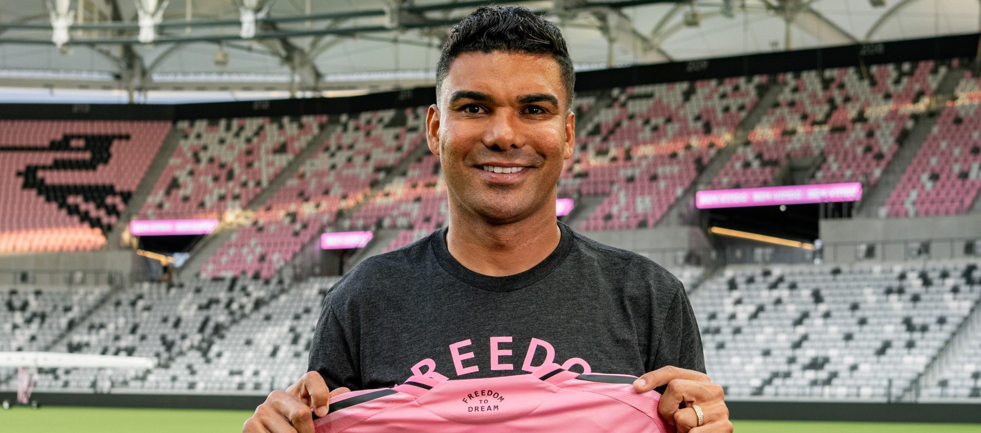 Casemiro llega al Inter Miami procedente del Manchester United.