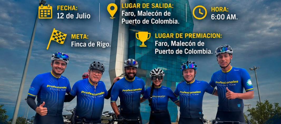 La carrera es organizada por el club Profesionales Cycling Team.